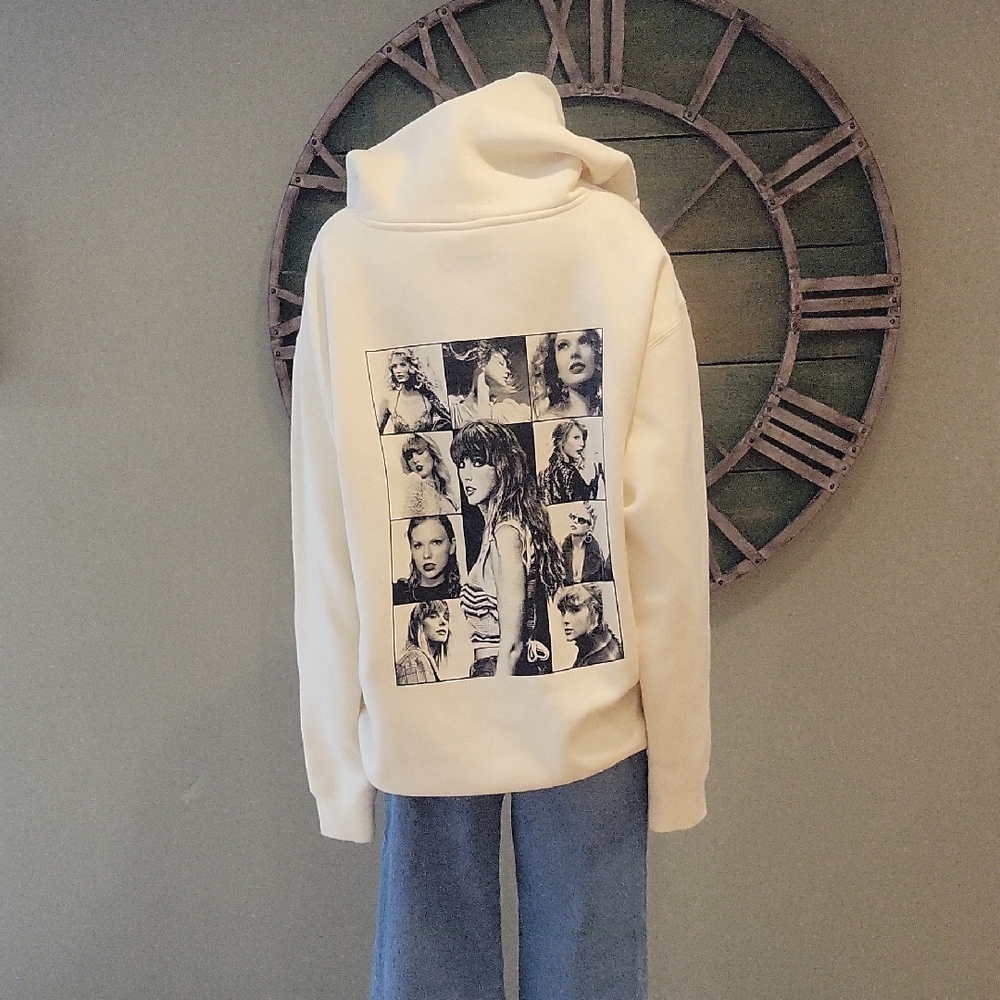 Taylor Swift The ERAS Tour Cream Unisex Hoodie